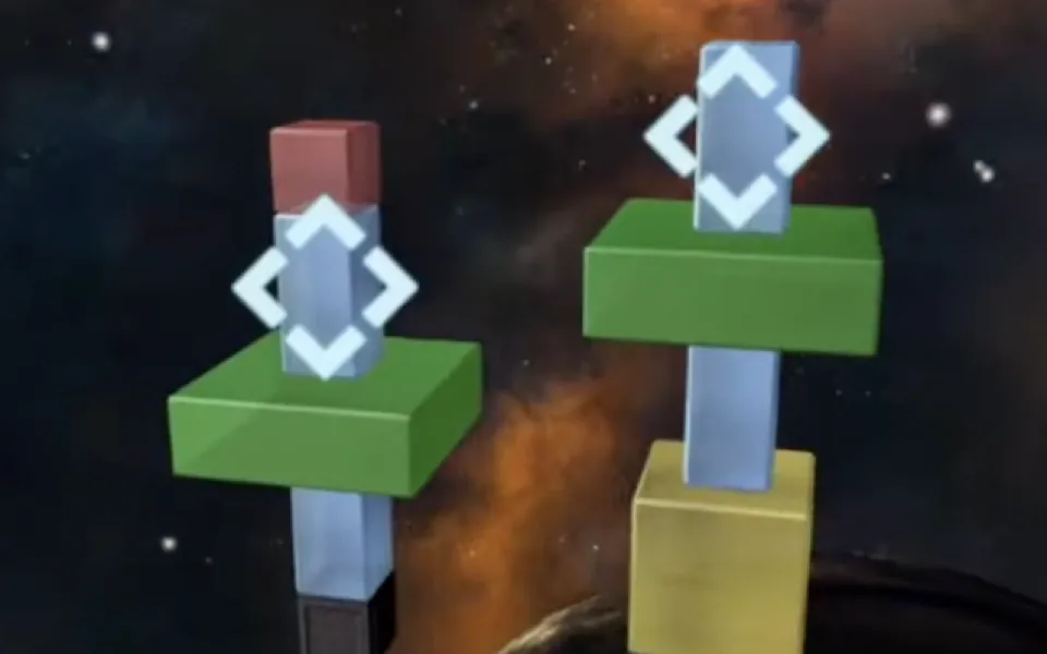 Blocks 3D prototype game art