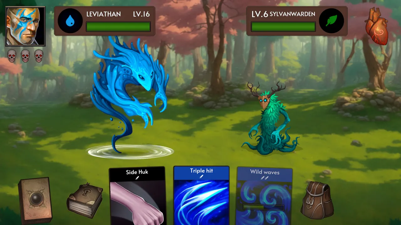 Elemental fusion screen in Dark Stones
