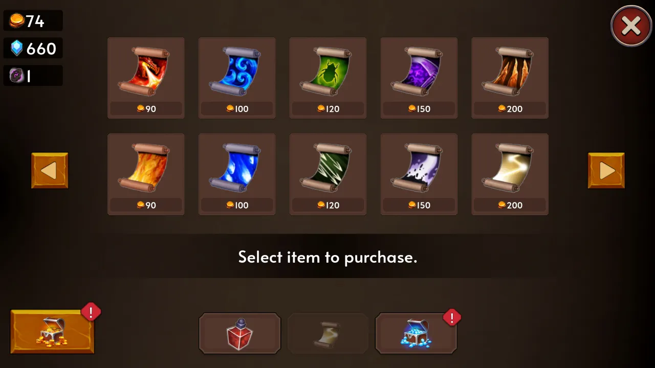 Combining elemental cards in Dark Stones