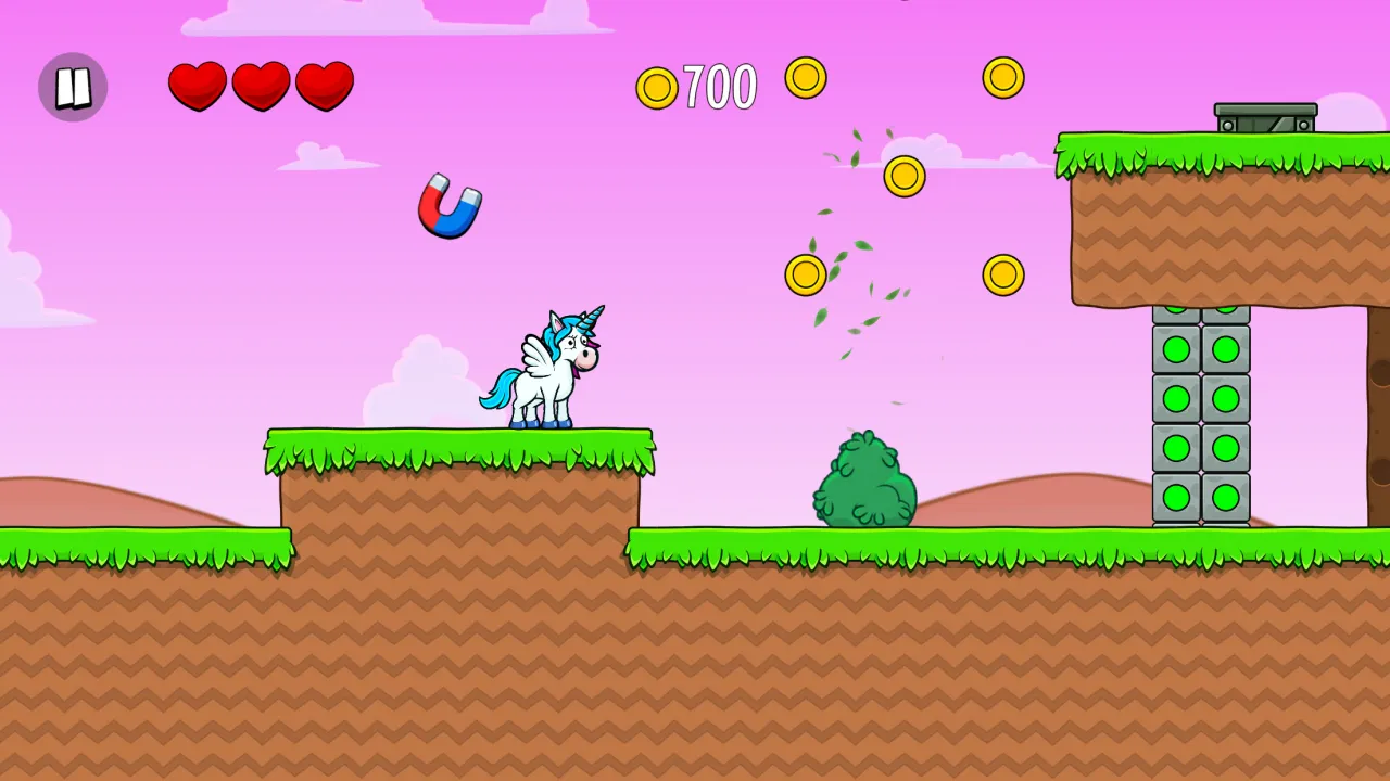 Collect coins and avoid enemies