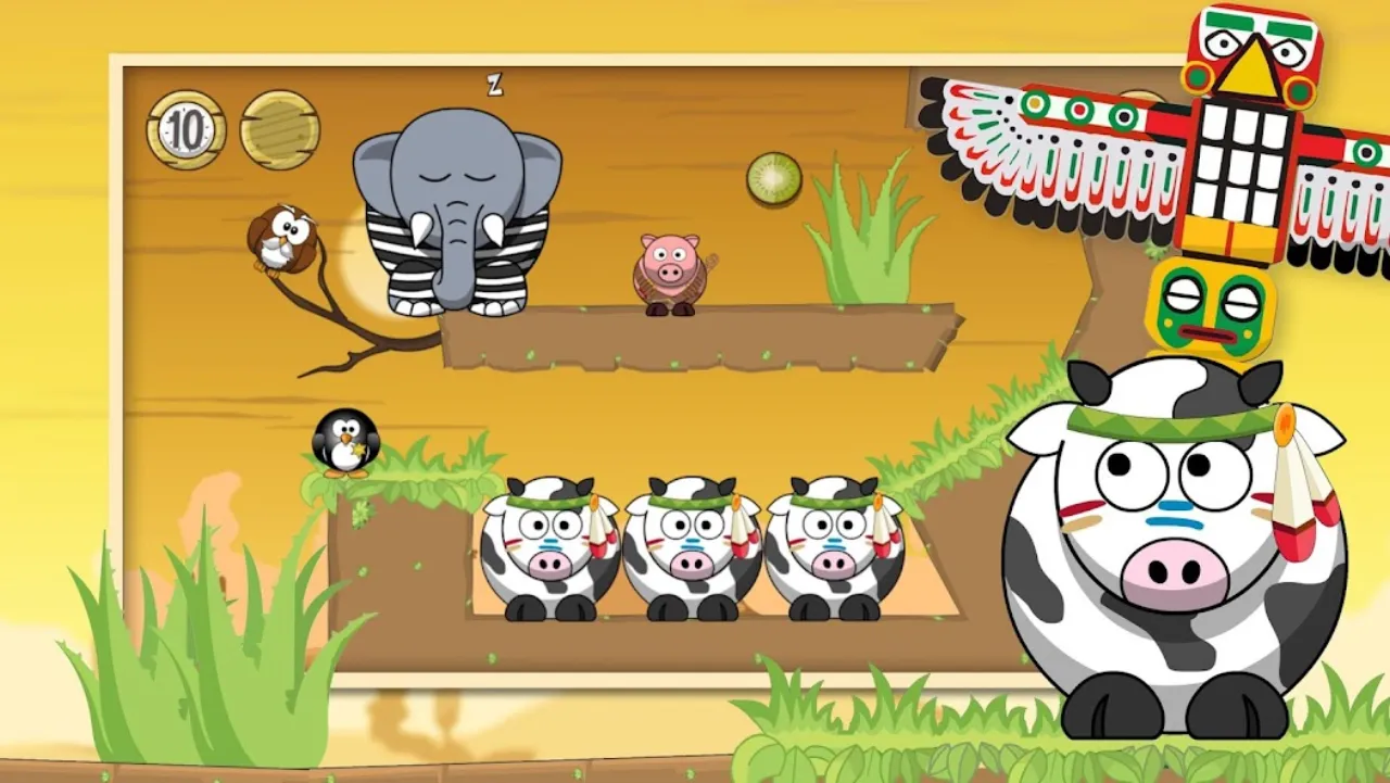 Trigger each animal's special move