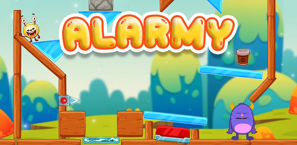 Arte promocional de Alarmy Wake Up Monster
