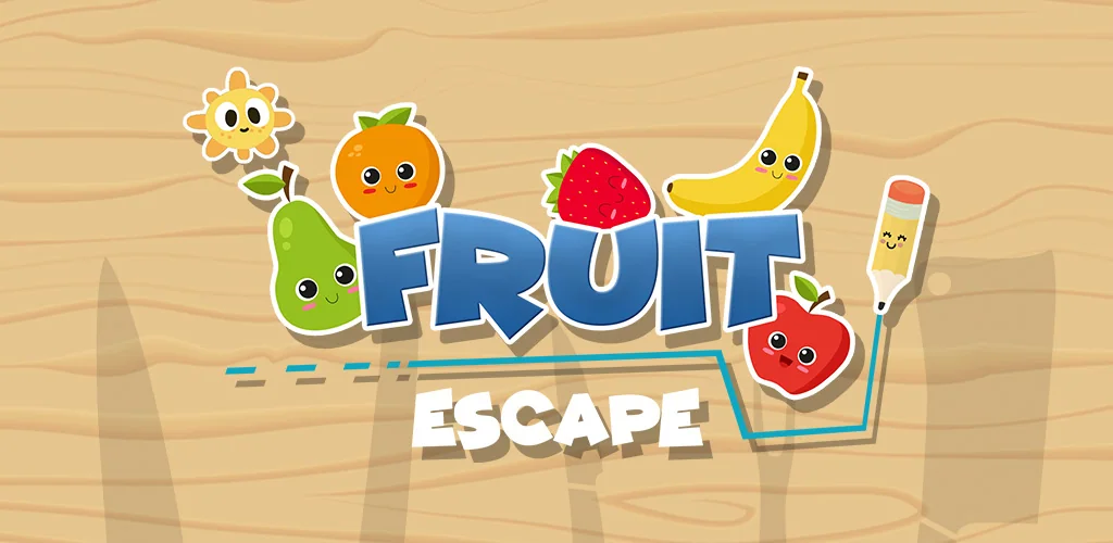 Fruit Escape physics puzzle promo art