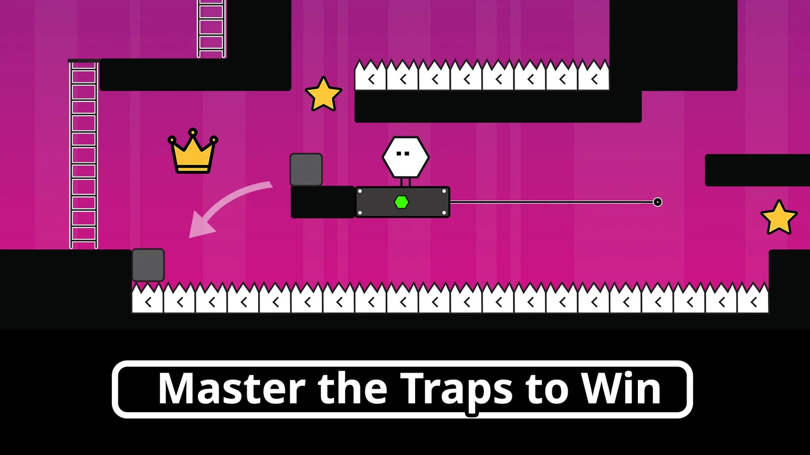 Solve tricky physics puzzles calmly