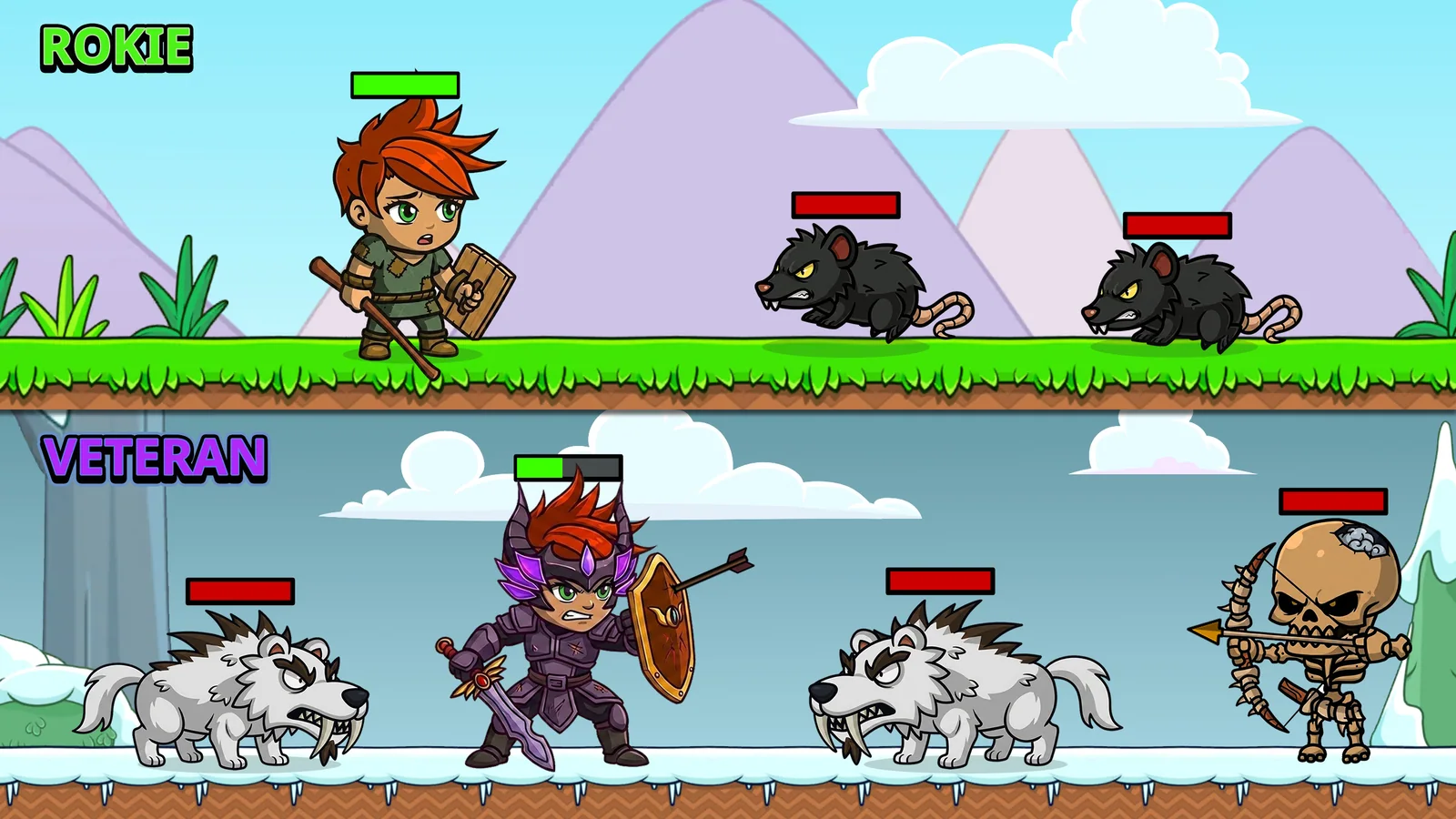 Відкриття здібностей героя у Knight Hero