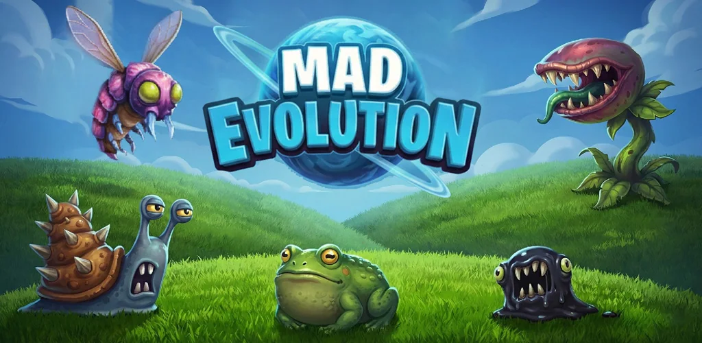 Mad Evolution Idle Merge promo art