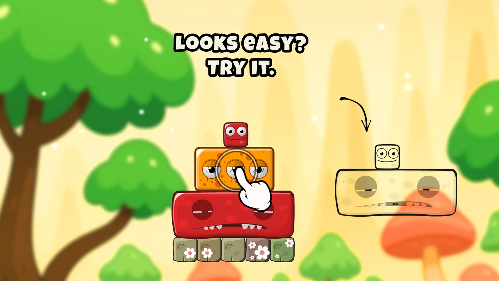 Remove blocks to reach Senior