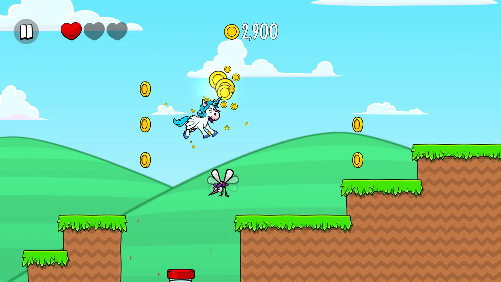 Enjoy colorful rainbow platforming