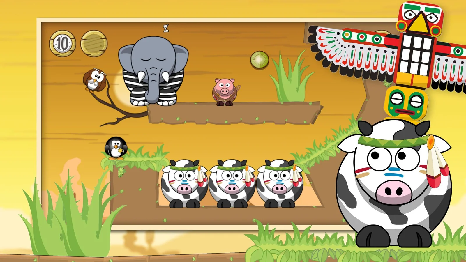 Trigger each animal's special move