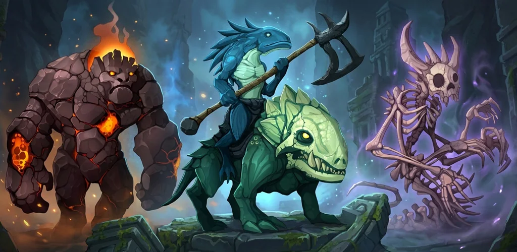 Dark Stones Card Battle RPG promo art