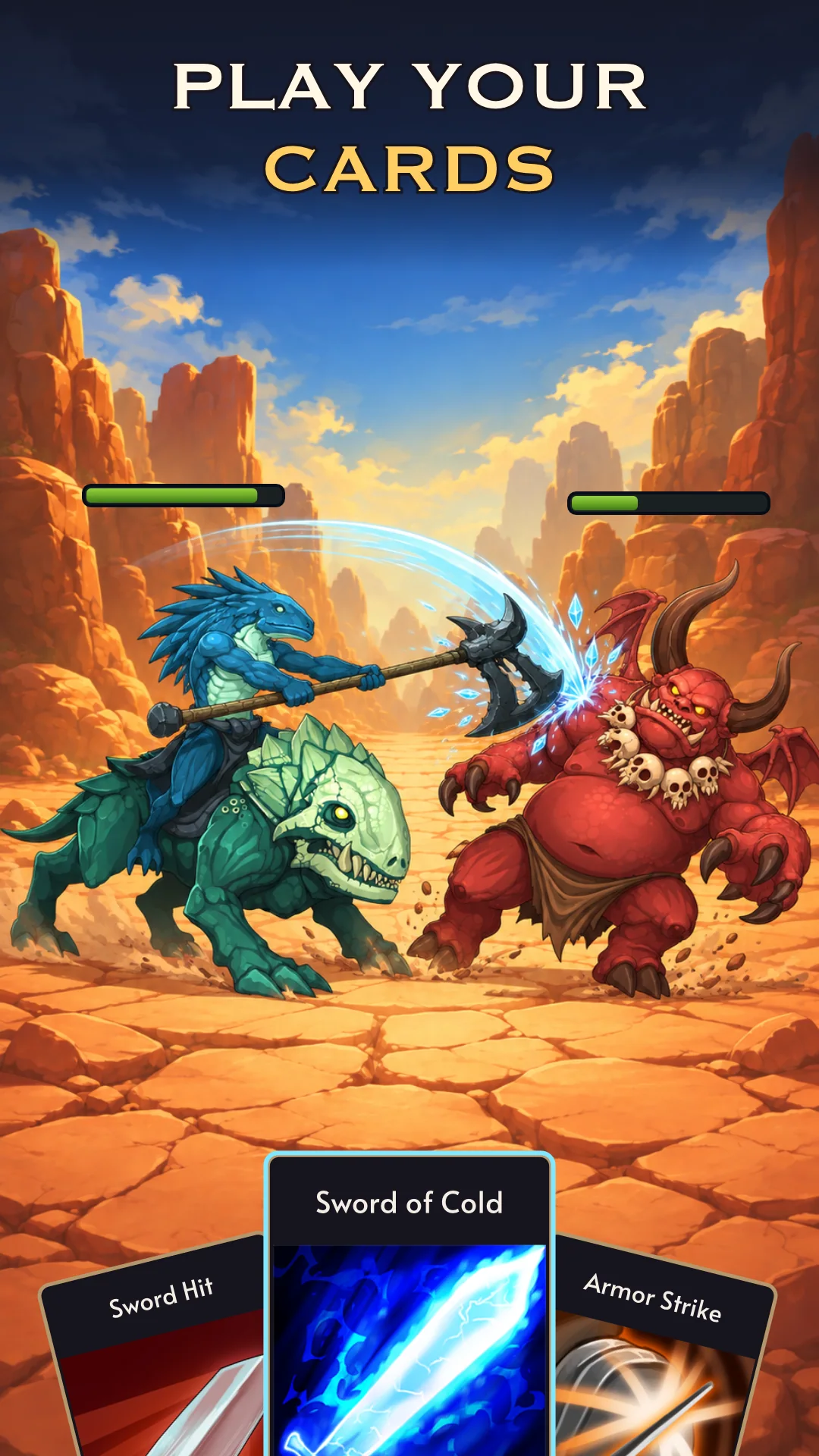 Utilisez les cartes de combat dans Dark Stones